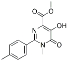 5-HYDROXY-1-METHYL-6-OXO-2-P-TOLYL-1,6-DIHYDRO-PYRIMIDINE-4-CARBOXYLIC ACID METHYL ESTER 结构式