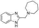 2-(AZEPAN-1-YLMETHYL)-1H-BENZIMIDAZOLE 结构式