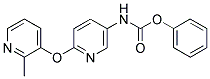 PHENYL 6-[(2-METHYL-3-PYRIDINYL)OXY]-3-PYRIDINYLCARBAMATE 结构式