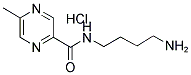 2-[(5-METHYLPYRAZINE-2-CARBONYL)AMINO]BUTYLAMINE HYDROCHLORIDE 结构式