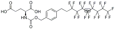 N-(F17 CBZ) L-GLUTAMIC ACID 结构式