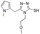 4-(2-Methoxyethyl)-5-[(1-methyl-1H-pyrrol-2-yl)methyl]-4H-1,2,4-triazole-3-thiol 结构式