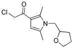 2-CHLORO-1-[2,5-DIMETHYL-1-(TETRAHYDROFURAN-2-YLMETHYL)-1H-PYRROL-3-YL]ETHANONE 结构式