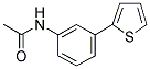 N-(3-THIOPHEN-2-YL-PHENYL)-ACETAMIDE 结构式