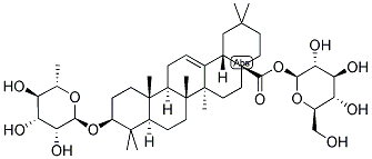 OLEANOLIC ACID 3-O-ALPHA-L-RHAMNOPYRANOSYL GLUCOPYRANOSYL ESTER 结构式