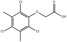 (2,4,6-TRICHLORO-3,5-DIMETHYLPHENOXY)ACETIC ACID 结构式