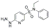 N-ETHYL-6-HYDRAZINO-N-PHENYLPYRIDINE-3-SULFONAMIDE 结构式