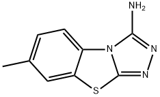 7-METHYL[1,2,4]TRIAZOLO[3,4-B][1,3]BENZOTHIAZOL-3-AMINE 结构式