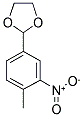 2-(4-METHYL-3-NITROPHENYL)-DIOXALANE 结构式