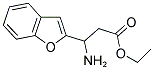 3-AMINO-3-BENZOFURAN-2-YL-PROPIONIC ACID ETHYL ESTER 结构式