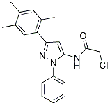 2-CHLORO-N-[2-PHENYL-5-(2,4,5-TRIMETHYL-PHENYL)-2H-PYRAZOL-3-YL]-ACETAMIDE 结构式