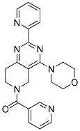 (4-MORPHOLIN-4-YL-2-PYRIDIN-2-YL-7,8-DIHYDRO-5H-PYRIDO[4,3-D]PYRIMIDIN-6-YL)-PYRIDIN-3-YL-METHANONE 结构式
