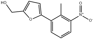 [5-(2-甲基-3-硝基苯基)-2-呋喃]甲醇 结构式
