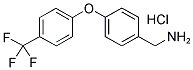 4-[4-(TRIFLUOROMETHYL)PHENOXY]BENZYLAMINE HYDROCHLORIDE 结构式
