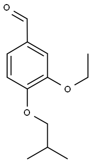 3-ETHOXY-4-ISOBUTOXY-BENZALDEHYDE 结构式