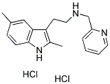 2-(2,5-DIMETHYL-1H-INDOL-3-YL)ETHYL](PYRIDIN-2-YLMETHYL)AMINE DIHYDROCHLORIDE 结构式