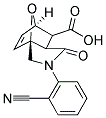 3-(2-CYANO-PHENYL)-4-OXO-10-OXA-3-AZA-TRICYCLO[5.2.1.0(1,5)]DEC-8-ENE-6-CARBOXYLIC ACID 结构式