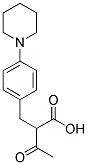 4-PIPERYDINOBENZYL ACETOACETIC ACID 结构式