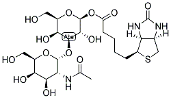 BIOTIN-BLOOD GROUP B DISACCHARIDE 结构式