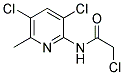 2-CHLORO-N-(3,5-DICHLORO-6-METHYL-PYRIDIN-2-YL)-ACETAMIDE 结构式