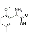 AMINO-(2-ETHOXY-5-METHYL-PHENYL)-ACETIC ACID 结构式