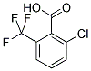 2-CHLORO-6-(TRIFLUOROMETHYL)BENZOIC ACID 结构式