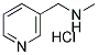 3-PICOLYLMETHYLAMINE HYDROCHLORIDE 结构式