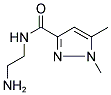 1,5-二甲基1H-吡唑-3-羧基 酸 (2-氨基乙基)-酰胺 结构式