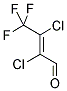 2,3-DICHLORO-4,4,4-TRIFLUORO-BUT-2-EN-AL 结构式