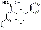 2-BENZYLOXY-5-FORMYL-3-METHOXYBENZENEBORONIC ACID 结构式