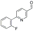 6-(2-FLUORO-PHENYL)-PYRIDINE-3-CARBALDEHYDE 结构式