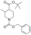 3-METHYL-PIPERIDINE-1,4-DICARBOXYLIC ACID 1-BENZYL ESTER 4-TERT-BUTYL ESTER 结构式