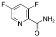 3,5-二氟吡啶-2-甲酰胺 结构式