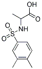 2-([(3,4-DIMETHYLPHENYL)SULFONYL]AMINO)PROPANOIC ACID 结构式