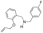 N-(2-(ALLYLOXY)BENZYL)-N-(4-FLUOROBENZYL)AMINE 结构式