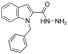 1-BENZYL-1H-INDOLE-2-CARBOHYDRAZIDE 结构式