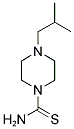 4-ISOBUTYLPIPERAZINE-1-CARBOTHIOAMIDE 结构式