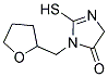 2-MERCAPTO-3-(TETRAHYDROFURAN-2-YLMETHYL)-3,5-DIHYDRO-4H-IMIDAZOL-4-ONE 结构式