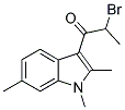 2-BROMO-1-(1,2,6-TRIMETHYL-1H-INDOL-3-YL)-PROPAN-1-ONE 结构式