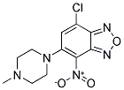 7-CHLORO-5-(4-METHYL-PIPERAZIN-1-YL)-4-NITRO-BENZO[1,2,5]OXADIAZOLE 结构式