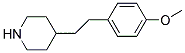 4-[2-(4-METHOXY-PHENYL)-ETHYL]-PIPERIDINE 结构式