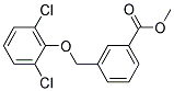 3-(2,6-DICHLORO-PHENOXYMETHYL)-BENZOIC ACID METHYL ESTER 结构式