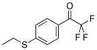 4'-乙硫基-2,2,2-三氟苯乙酮 结构式