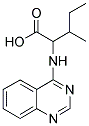 3-METHYL-2-(QUINAZOLIN-4-YLAMINO)-PENTANOIC ACID 结构式