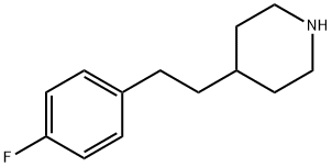 4-[2-(4-氟苯基)乙基]-哌啶 结构式