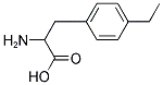 2-AMINO-3-(4-ETHYL-PHENYL)-PROPIONIC ACID 结构式