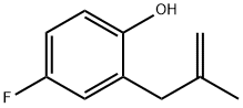 4-FLUORO-2-(2-METHYLALLYL)-PHENOL 结构式