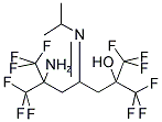 2-AMINO-1,1,1,7,7,7-HEXAFLUORO-6-HYDROXY-2,6-BIS(TRIFLUOROMETHYL)-4-ISOPROPYLIMINOHEPTANE 结构式