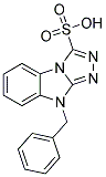 9-Benzyl-9H-[1,2,4]triazolo[4,3-a]benzimidazole-3-sulfonic acid 结构式