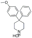 4-(4-METHOXYPHENYL)-4-PHENYLPIPERIDINE HYDROCHLORIDE 结构式